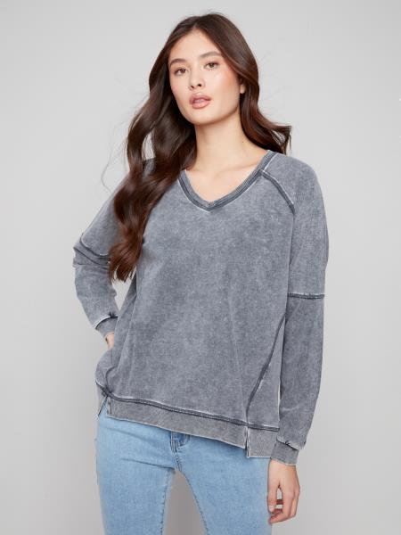 Cold Dye French Terry Sweatshirt