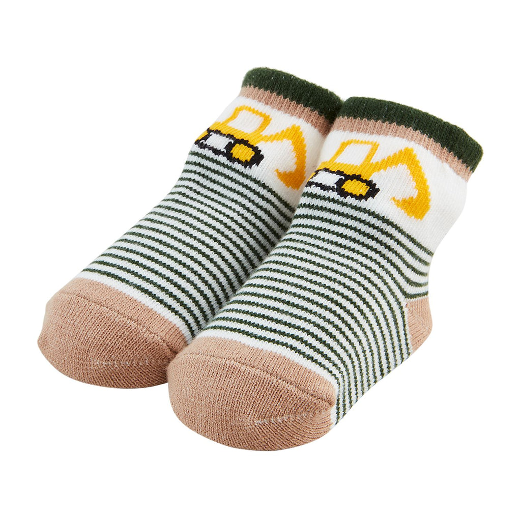 Mudpie Excavator Baby Socks