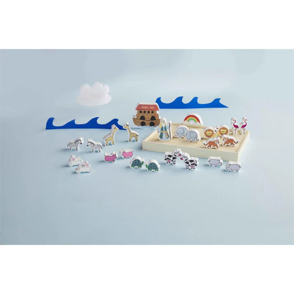 Noah's Ark Wood Toy Set