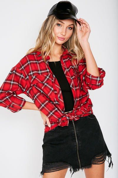 Red Plaid Shirt