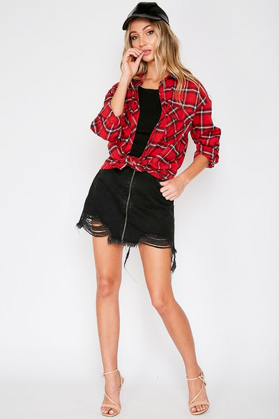 Red Plaid Shirt