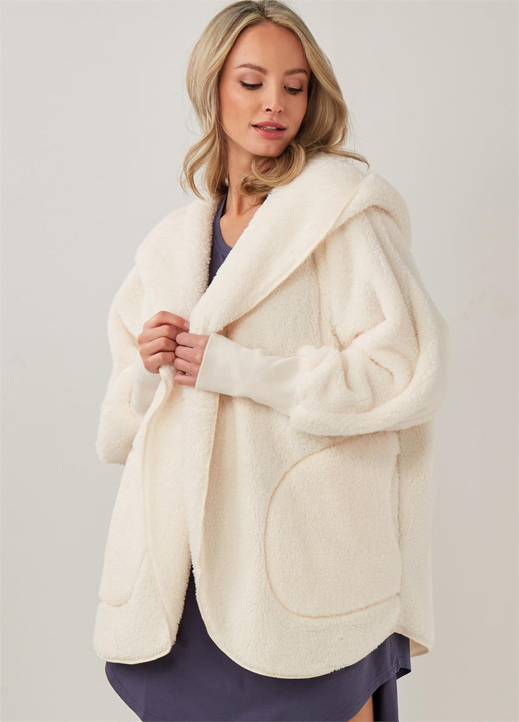 The Softest Sherpa Hoody Jacket