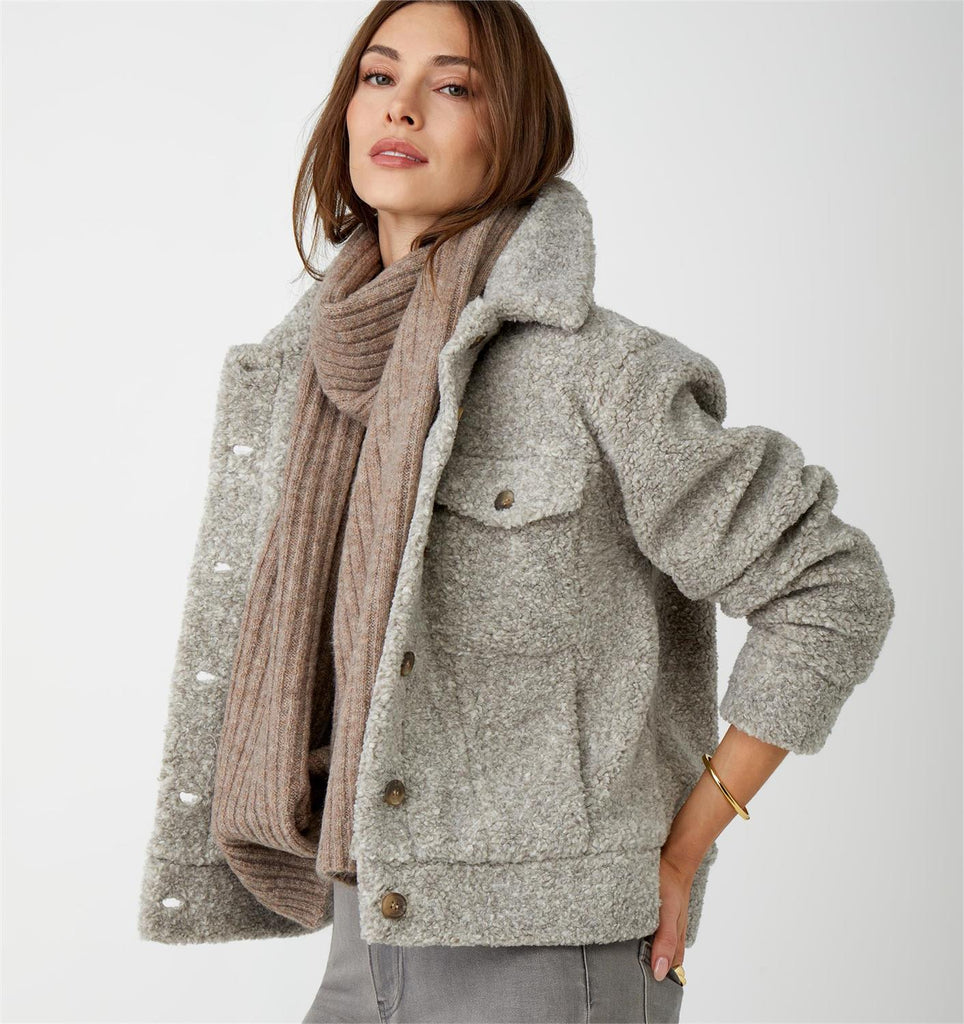 Gray Sherpa Jacket