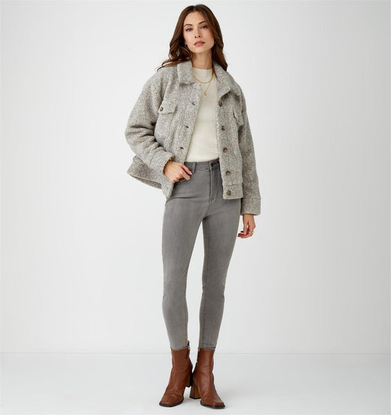 Gray Sherpa Jacket