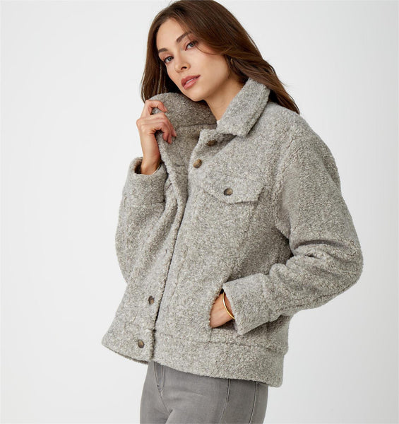 Gray Sherpa Jacket