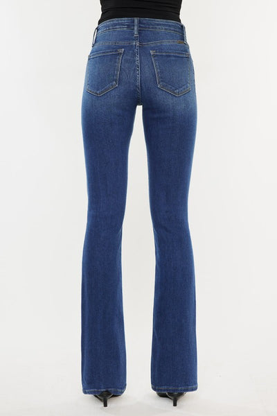 High-Rise Bootcut Jeans