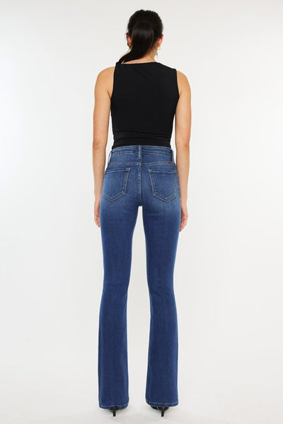 High-Rise Bootcut Jeans