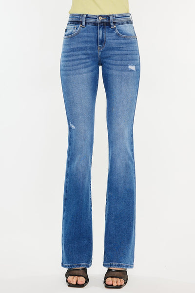 Mid-Rise Bootcut Jeans