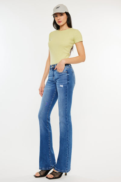 Mid-Rise Bootcut Jeans