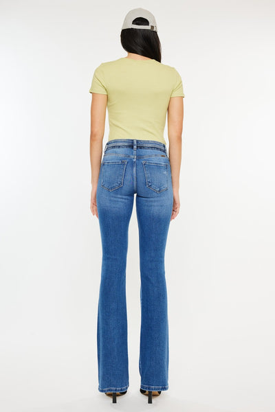 Mid-Rise Bootcut Jeans