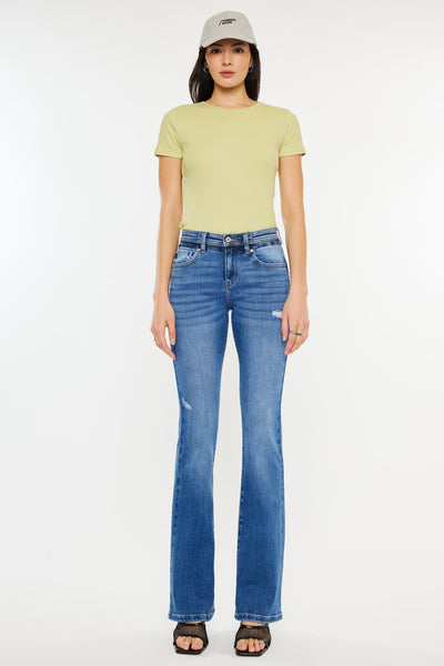 Mid-Rise Bootcut Jeans