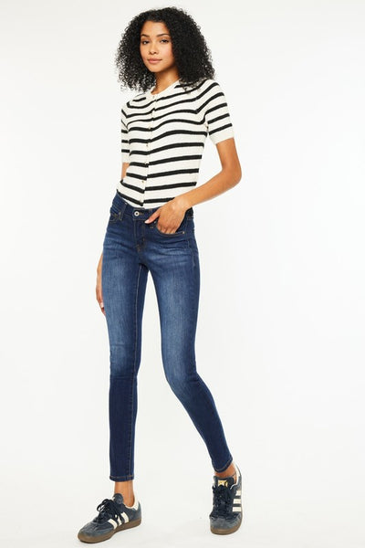 Mid-Rise Skinny Jeans