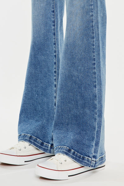 High-Rise Wide Leg Flare Jeans