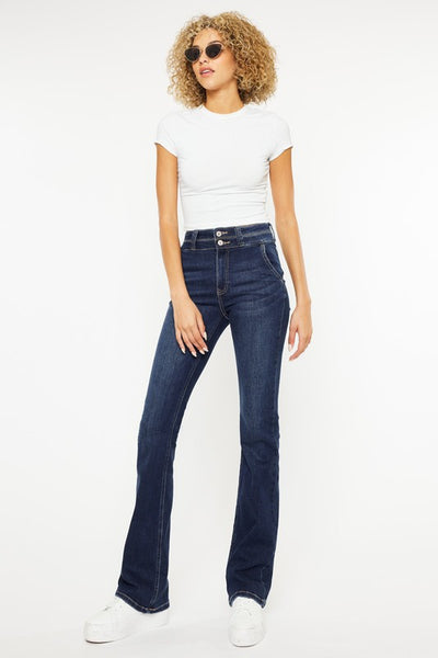 High Rise Bootcut Jeans