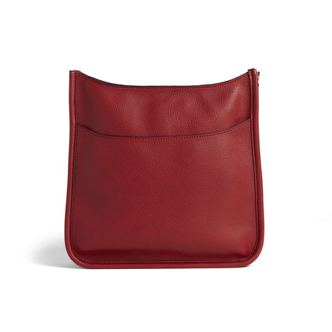 Mini Alma Messenger Bag w/Zipper-Red