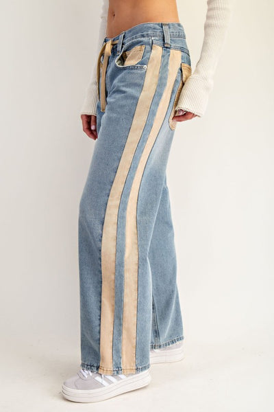 Side Stripe Drawstring Pants