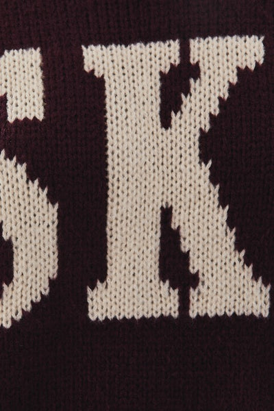 Oversized "Ski" Sweater