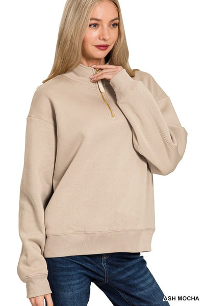 Fleece 1/2 Zip Sweatshirt