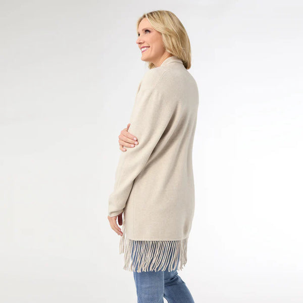 Fringe Hem Cardigan