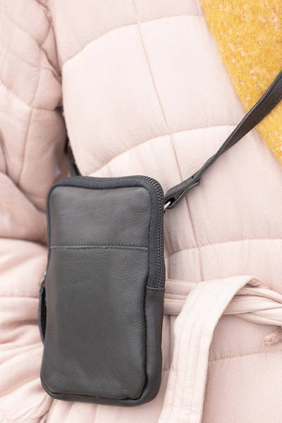 Leather Phone Crossbody