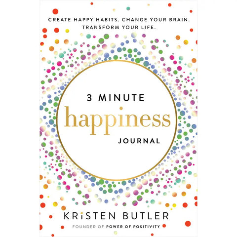 "3 Minute Happiness Journal" Book