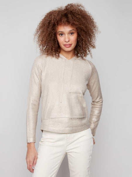 Champagne Sweater w/Hood