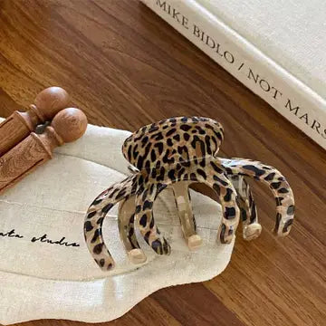 Leopard Print Hair Claw