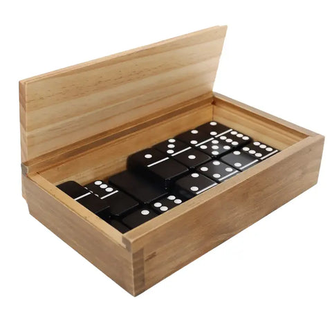 Double 6 Black Dominies Game