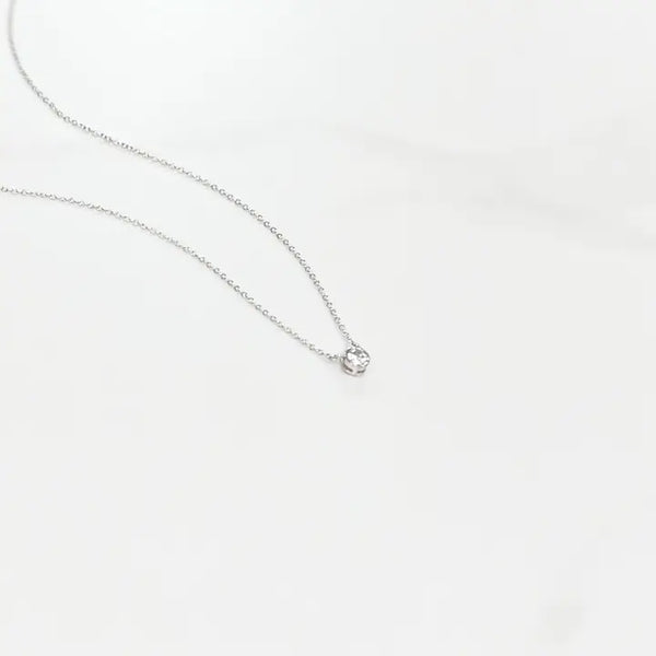 Bezel Pendant Necklace