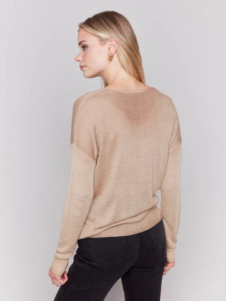 Truffle Cold Dye Sweater