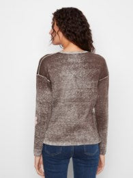 Drop Shoulder Reversible Sweater