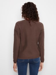 Drop Shoulder Reversible Sweater