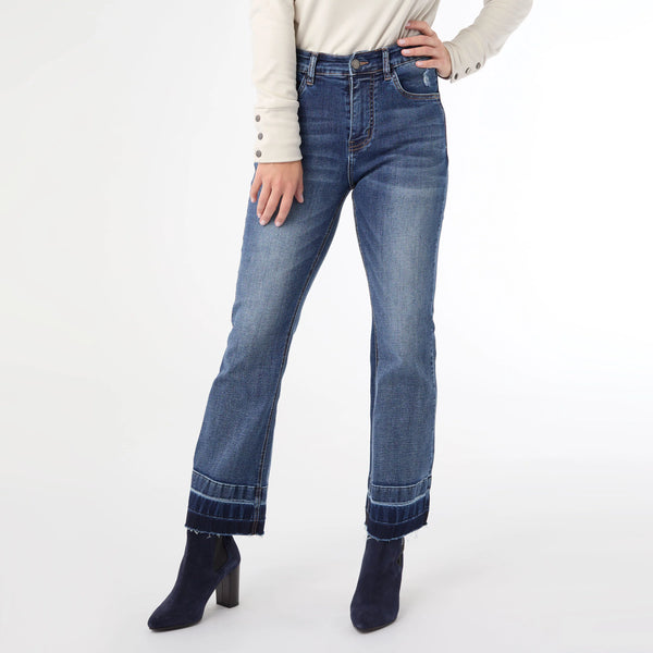 Baby Bootcut Jeans w/Contrast Bottom