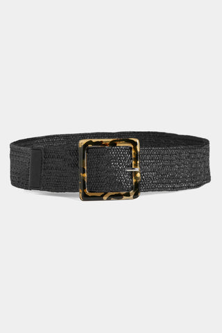 Black Eze Belt w/Tortoise Buckle