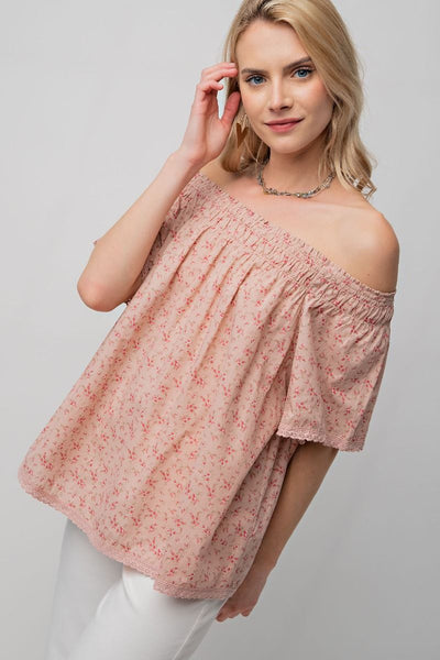 Off Shoulder Floral Top