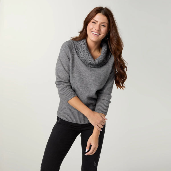 Heather Gray Boatneck Sweater