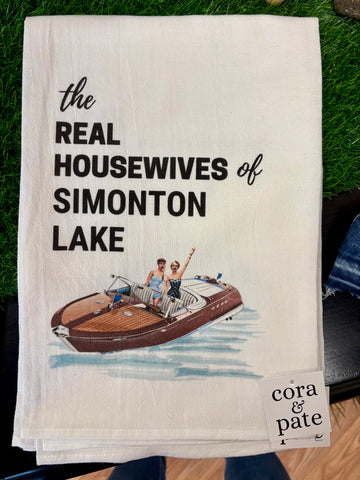 "Real Housewives of the St. Joe River" Dishtowel
