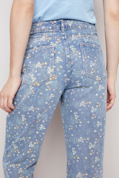 Ditsy Floral Denim Jeans