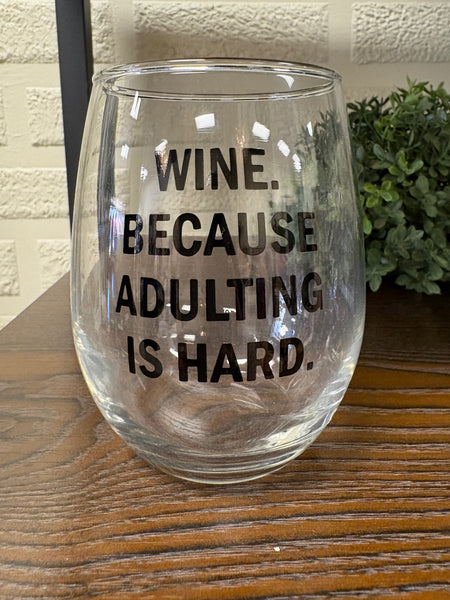 Snarky Wine Glasses