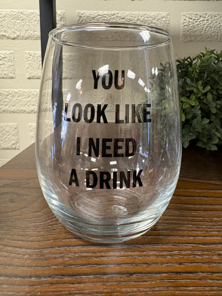 Snarky Wine Glasses
