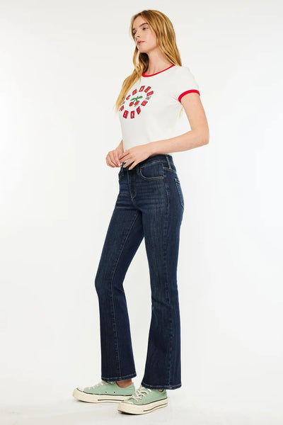 Petite Mid-Rise Bootcut Jeans