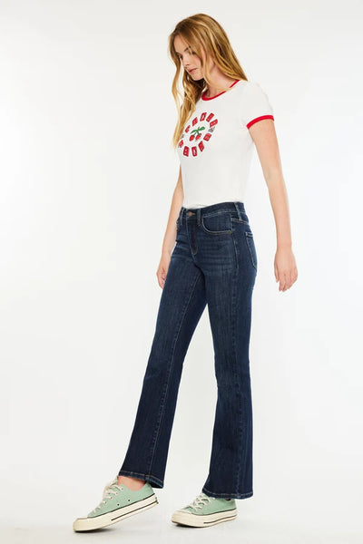 Petite Mid-Rise Bootcut Jeans