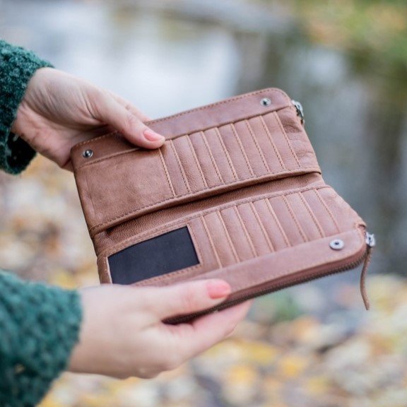 Leather Clutch Wallet