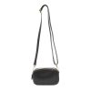 Black Double Zip Mini Camera Crossbody