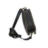 Black Double Zip Mini Camera Crossbody