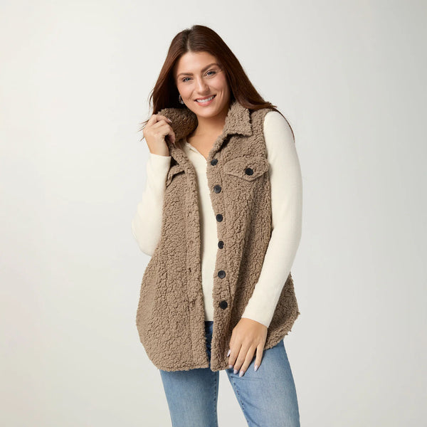 Long Sherpa Vest