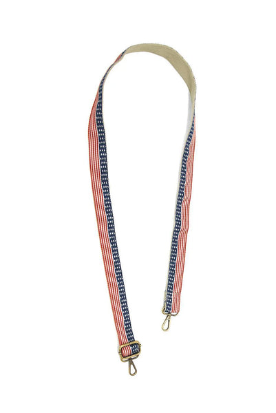 1.2" USA Flag Guitar Strap
