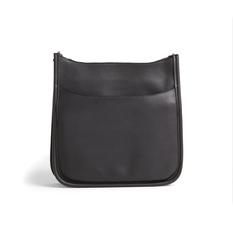 Mini Alma Zip Top Messenger Bag-Charcoal Gray