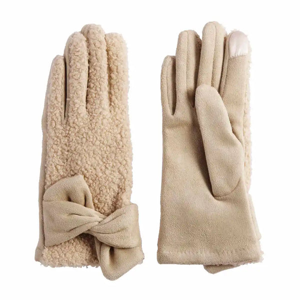 Mudpie Knotted Sherpa Gloves