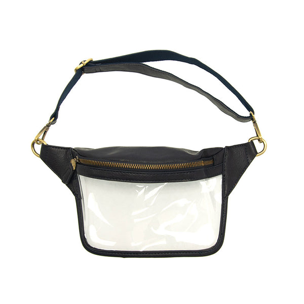 Navy/Clear Sylvie Sling/Belt Bag
